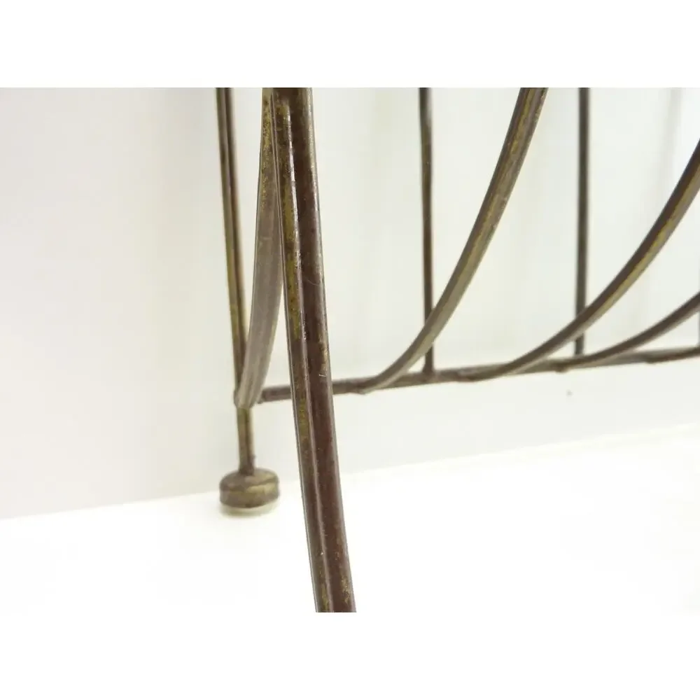 Vintage Magazine Holder Rack 80s Decor